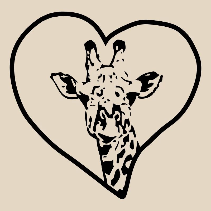 Giraffe herz