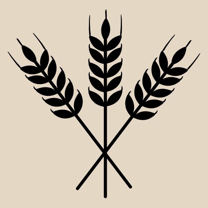 Three grain stalks