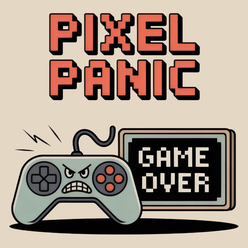 Pixel Panic – Game Over Rage Mode