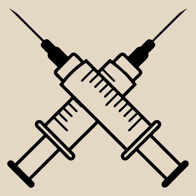 Two syringes
