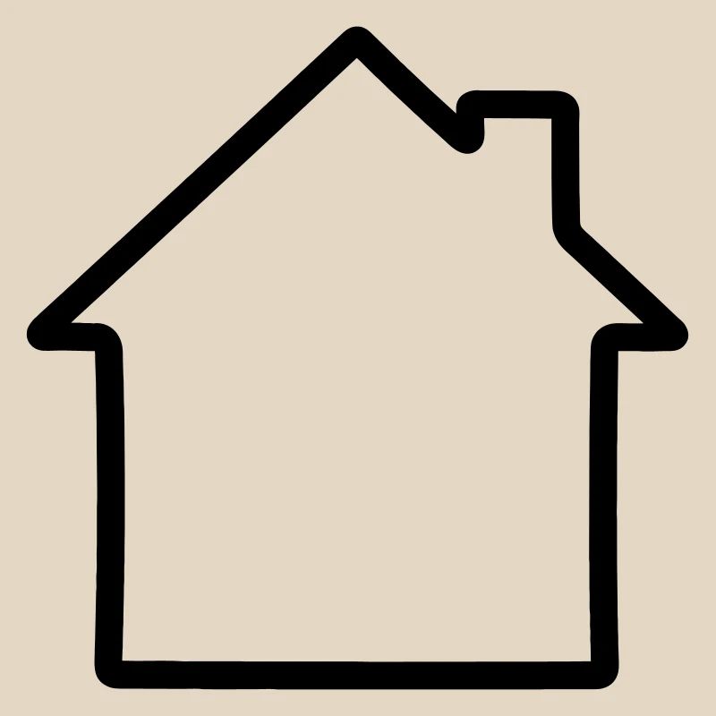 Einfaches Logo des Hauses