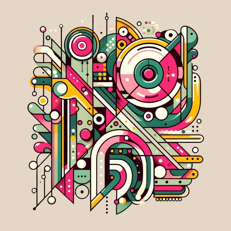 Neon Geometry — Hypergrid