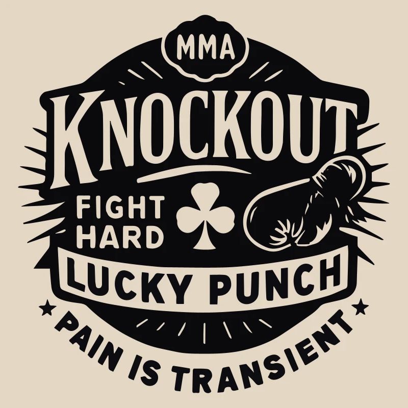 MMA Knockout Lucky Punch Combat de boxe difficile