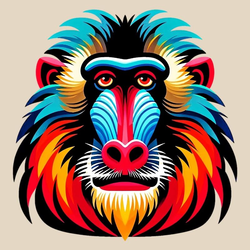 Singe mandrill