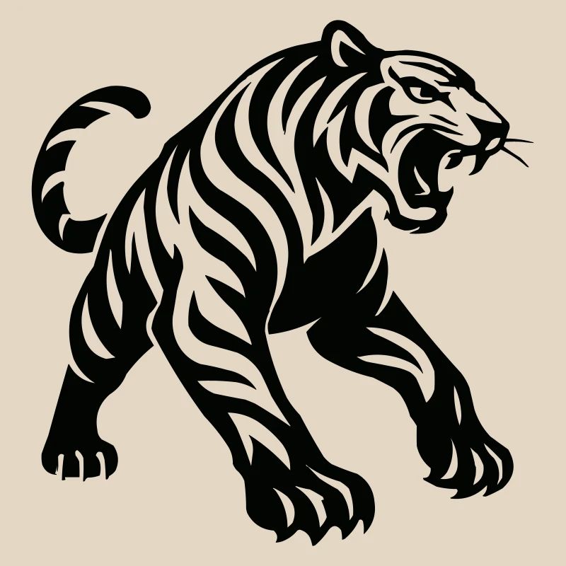Tiger Silhouette