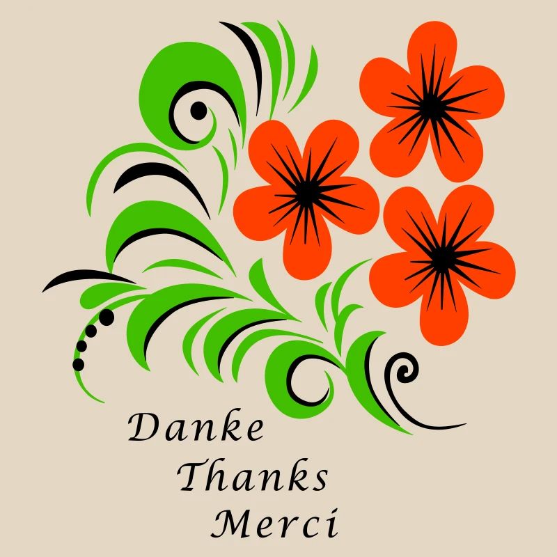 Danke Thanks Merci