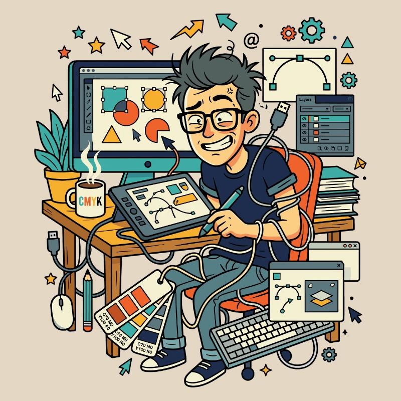 Graphic Designer Workflow Chaos