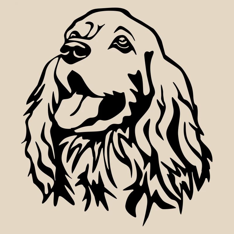 Tête de Cocker Spaniel