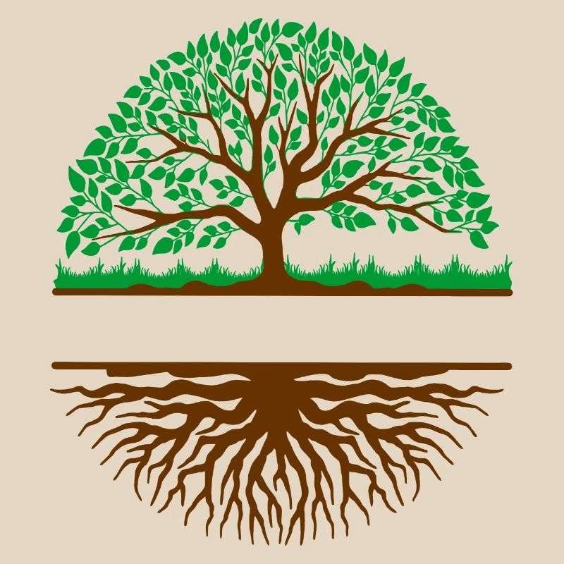 Tree with roots banner 3
