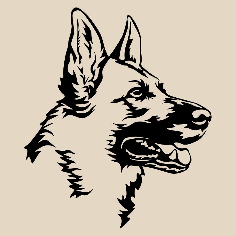 Deutscher Schäferhund Kopf