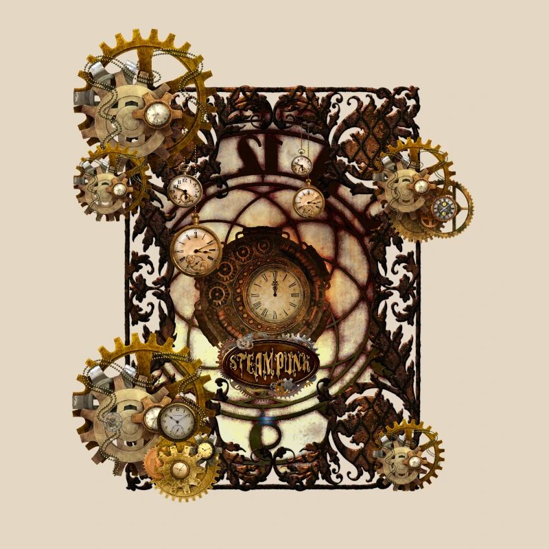 Atemberaubendes Steampunk-Design