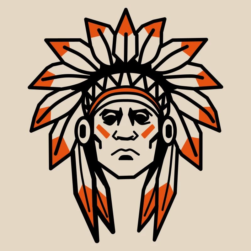 Chef autochtone Apache indien