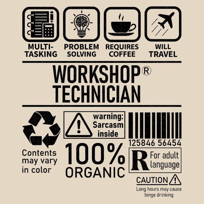 Workshop Technician multi tasking problem solving