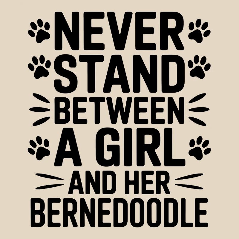 Bernedoodle Spruch Mädchen Bernedoodle Geschenk
