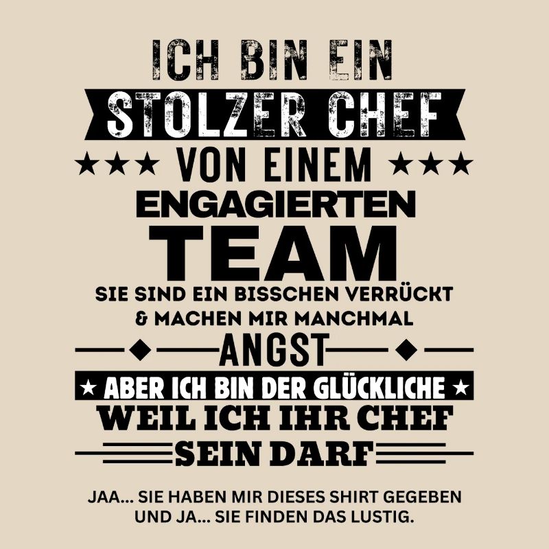 Fier patron d’une équipe dévouée