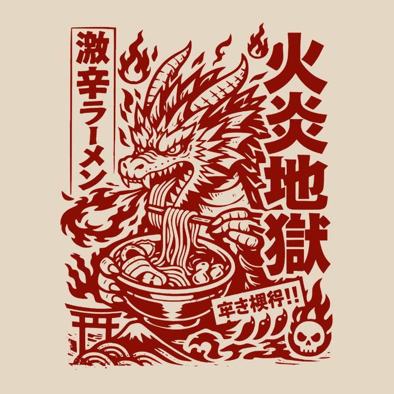 Drachen | Ramen | Nudelsuppe | extra scharf