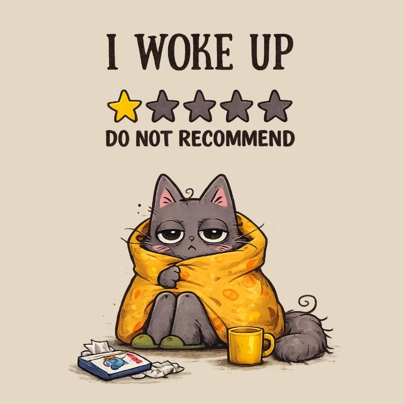 I Woke Up – Do Not Recommend (Müde Katze)