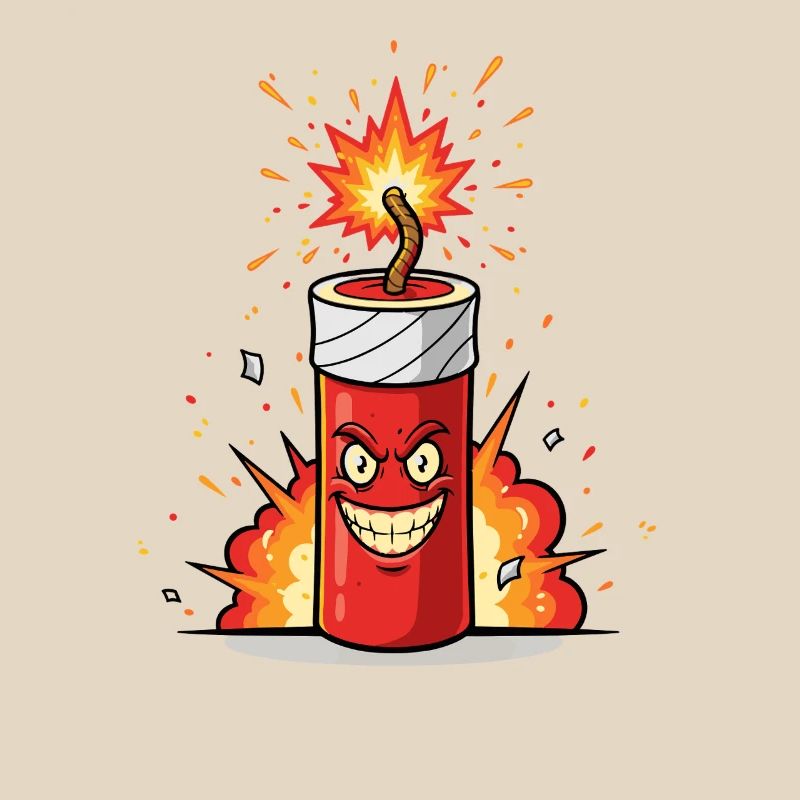 Angry Firecracker Comic