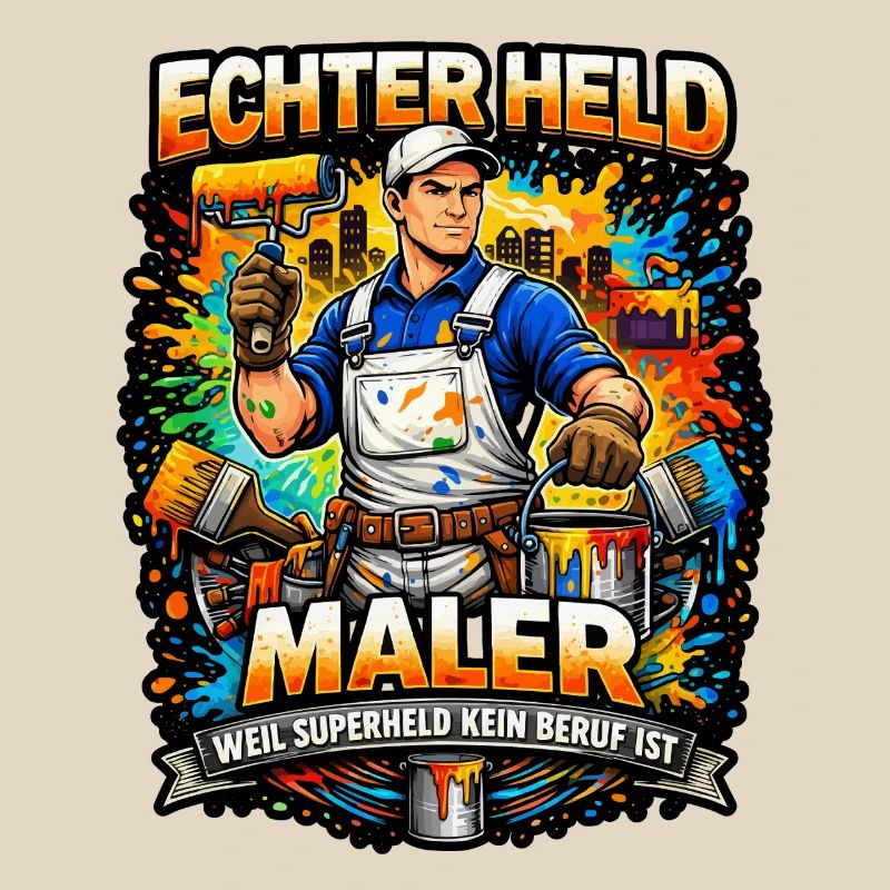 Echter Held Maler – Farbexplosion