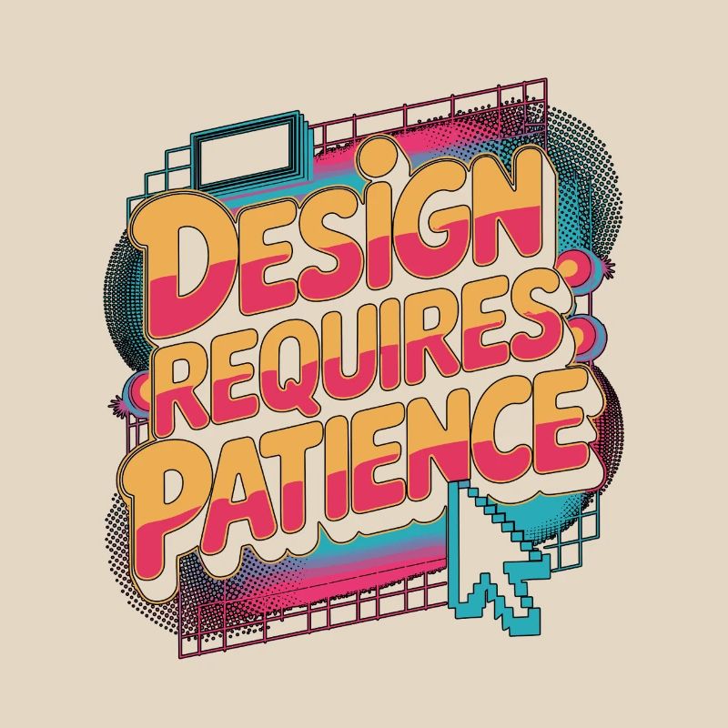 Graphic Designer Design Requires Visual Artist