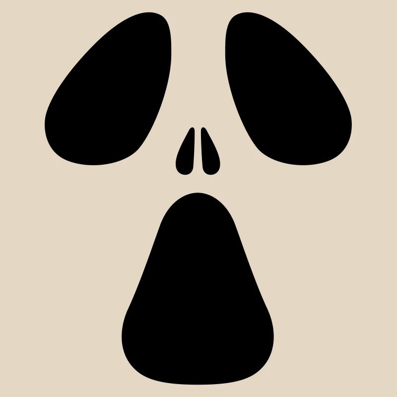 AC Designs Halloween Ghost Face