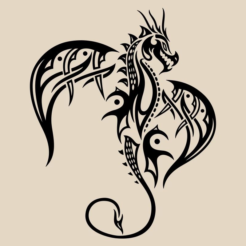 Dragon avec des ailes.