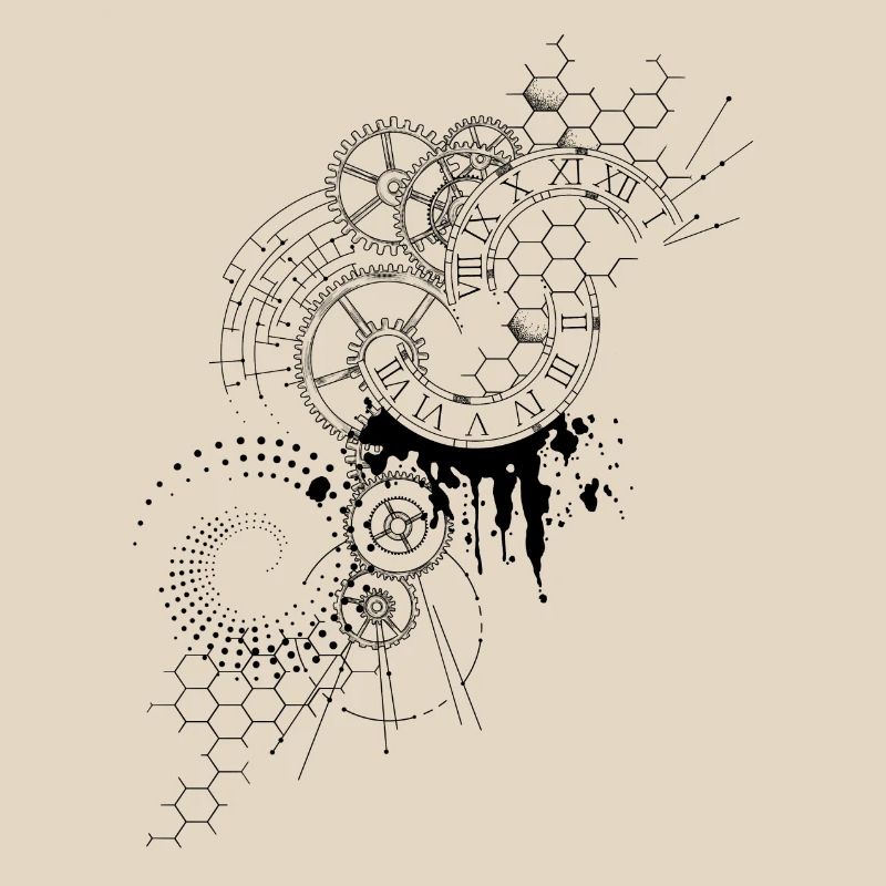 Time Compass Clock Chart