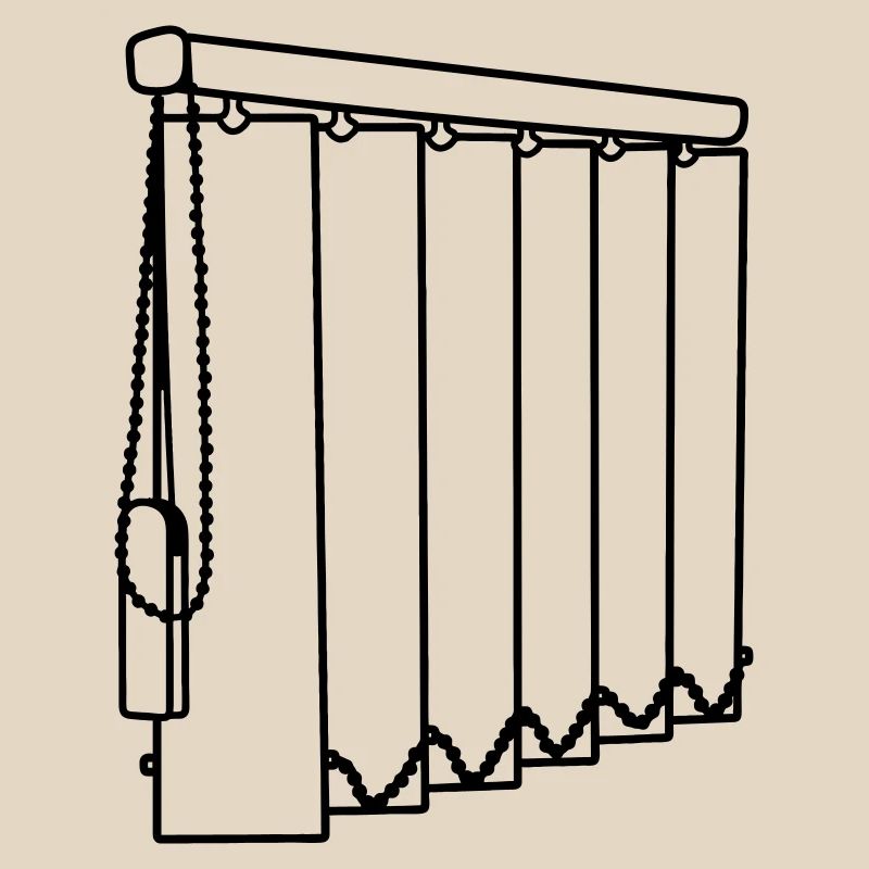 Couvre-fenêtres à lattes transparents