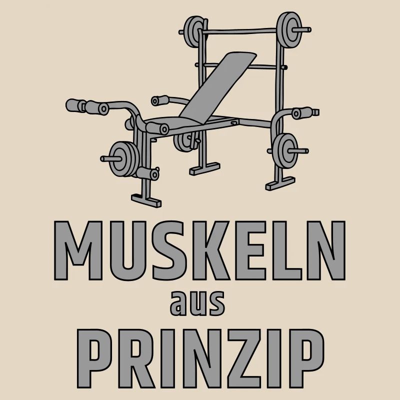 Muscles de principe - banc de musculation