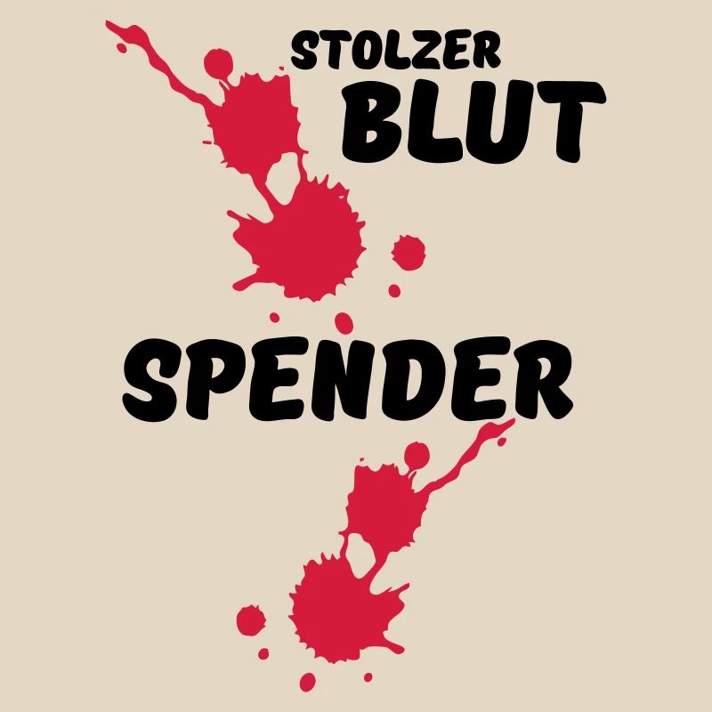 Stolzer Blutspender Blut Spende Geschenk Medizin