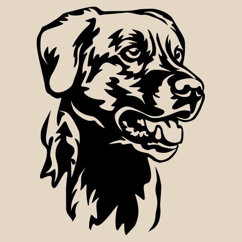 Tête de labrador