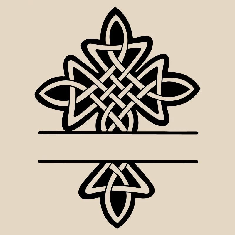 Celtic cross monogram