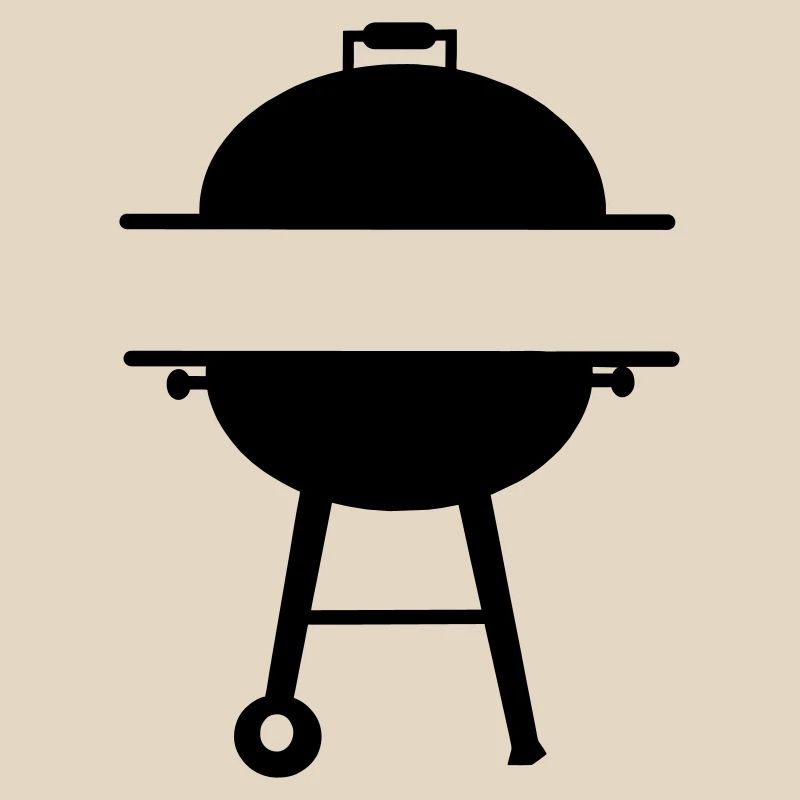 Emblème du monogramme BBQ