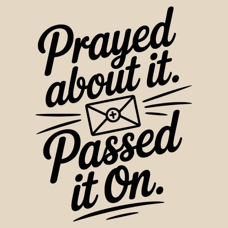 Prayed About It Passed It On Prayer