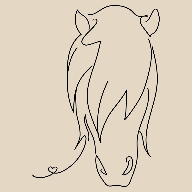 Pferd Silhouette