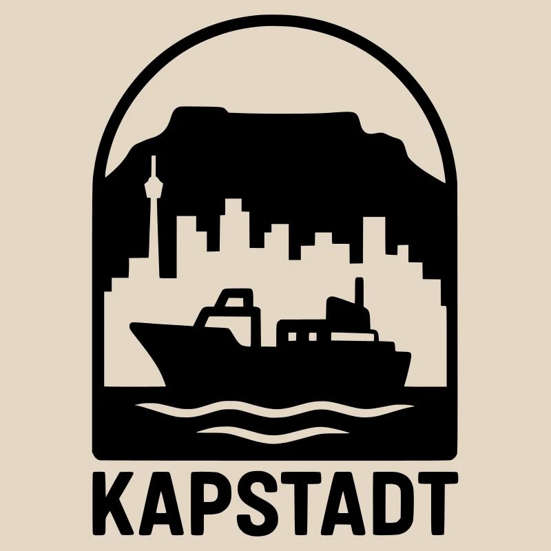 Cape Town Silhouette Table Mountain