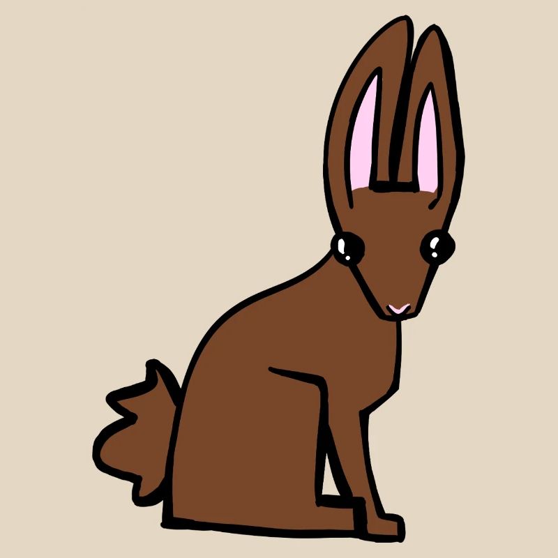 Brauner Hase