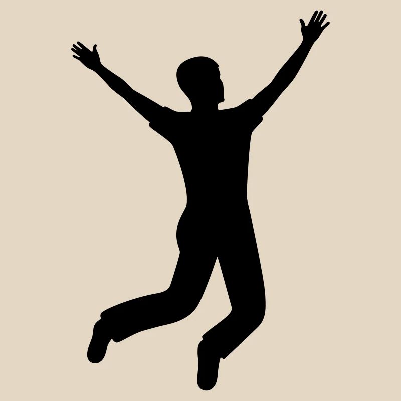 Freudensprung machen