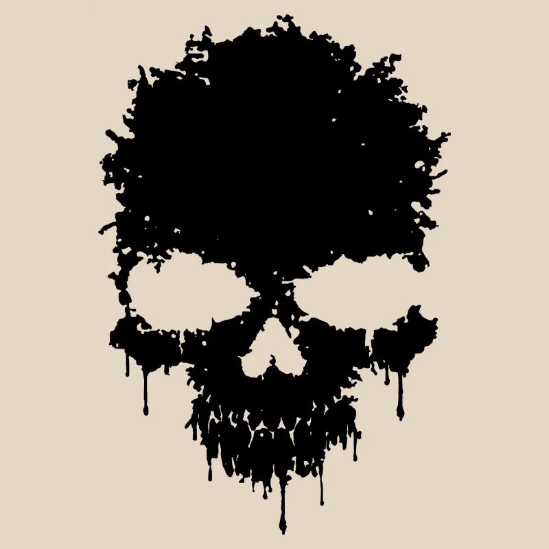 Schädel-Grunge