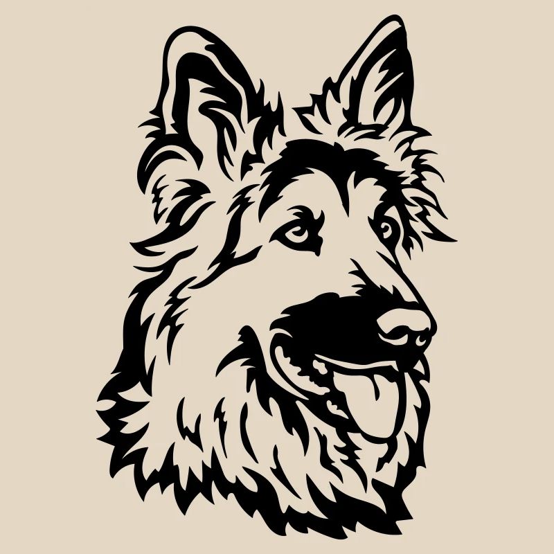 Deutscher Schäferhund Kopf