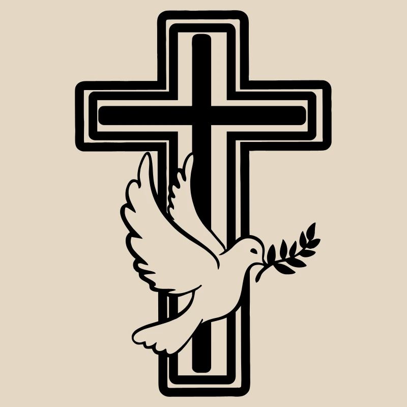 Croix avec colombe