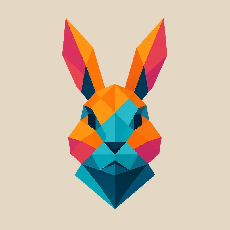 Lapin | Tête de lapin Impression / Impression / Design