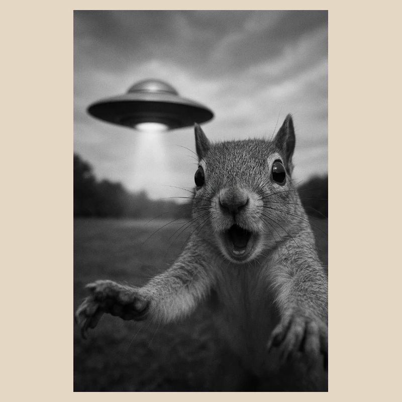 UFO Squirrel Encounter
