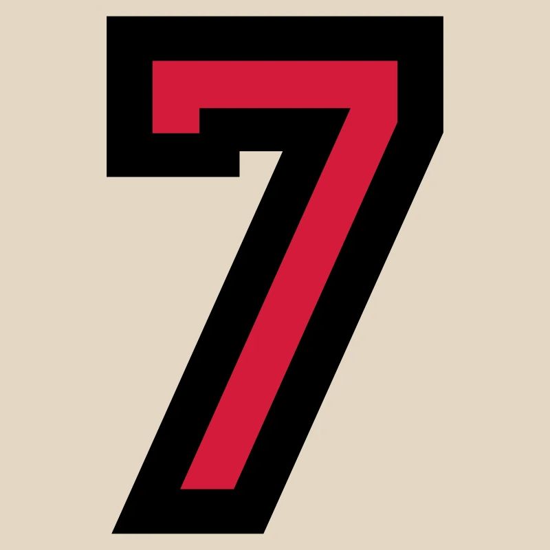 The number 7 - Number Seven