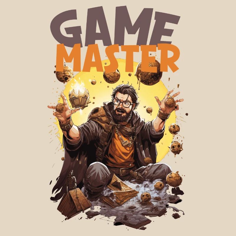 Game Master with Flying Dice – RPG Nerd