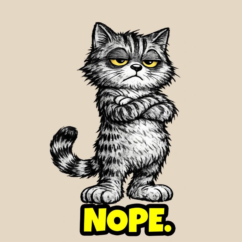 Nope. – Grumpy Katze (Chef Vibes)