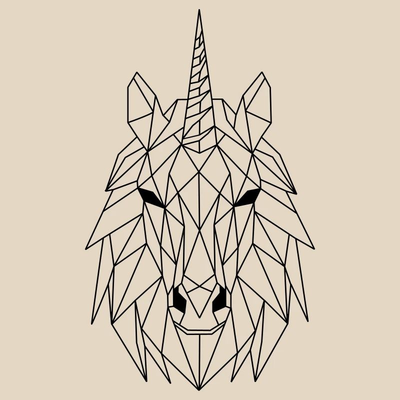 Einhorn Polygon