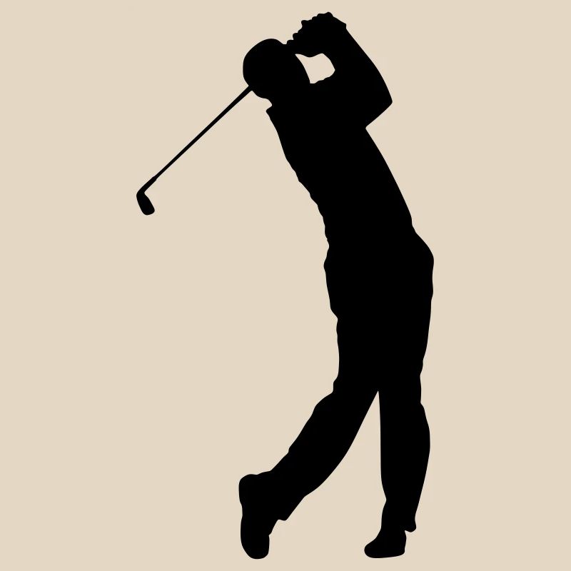 Ombre de golfeur