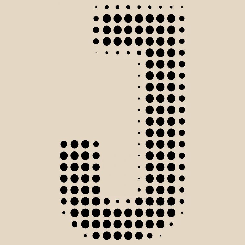 Grille de lettres J