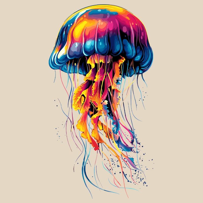 Méduse Méduse de feu Méduse Méduse mignonne